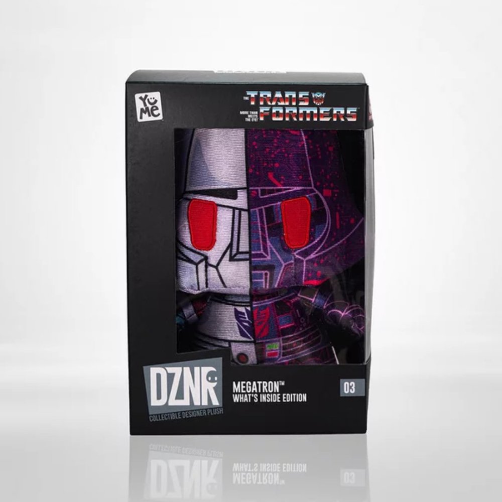 NWT DZNR Transformers Megatron Collectible Action Plush 7" What’s Inside Edition
